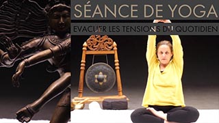 Cours de yoga en ligne pour évacuer les tensions, le stress du quotidien